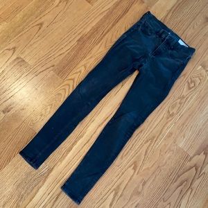 Rag & Bone 10inch skinny washed black skinny